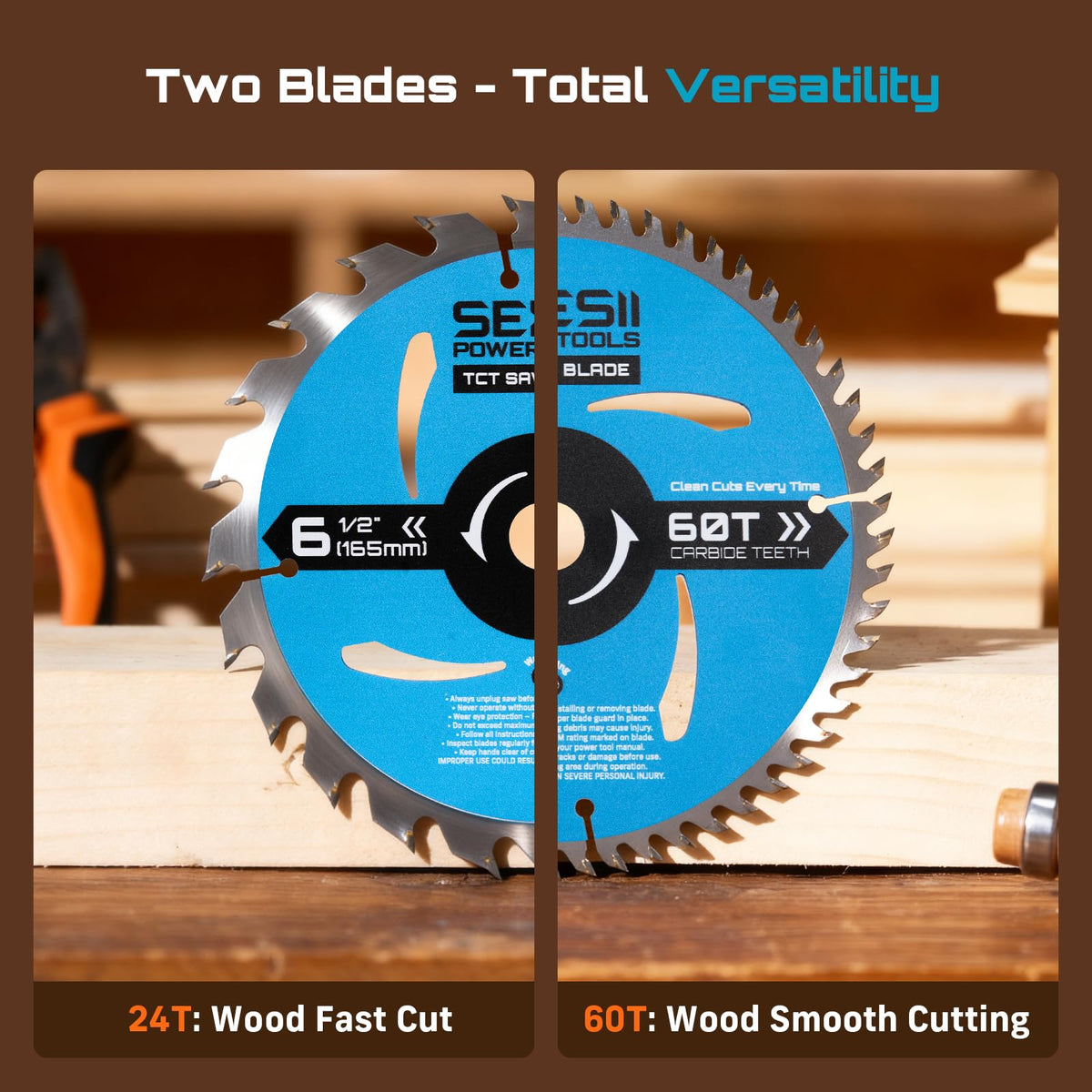 Seesii 24T rough-cut blade delivering fast cuts