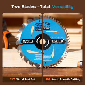 Seesii 24T rough-cut blade delivering fast cuts