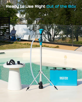 Seesii aluminum build resists corrosion for durable outdoor use.