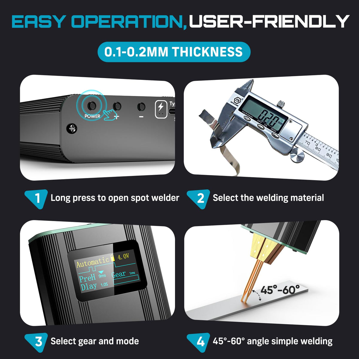 Seesii Battery Spot Welder supports DIY battery packs and tool repairs