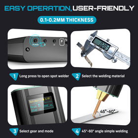Seesii Battery Spot Welder supports DIY battery packs and tool repairs