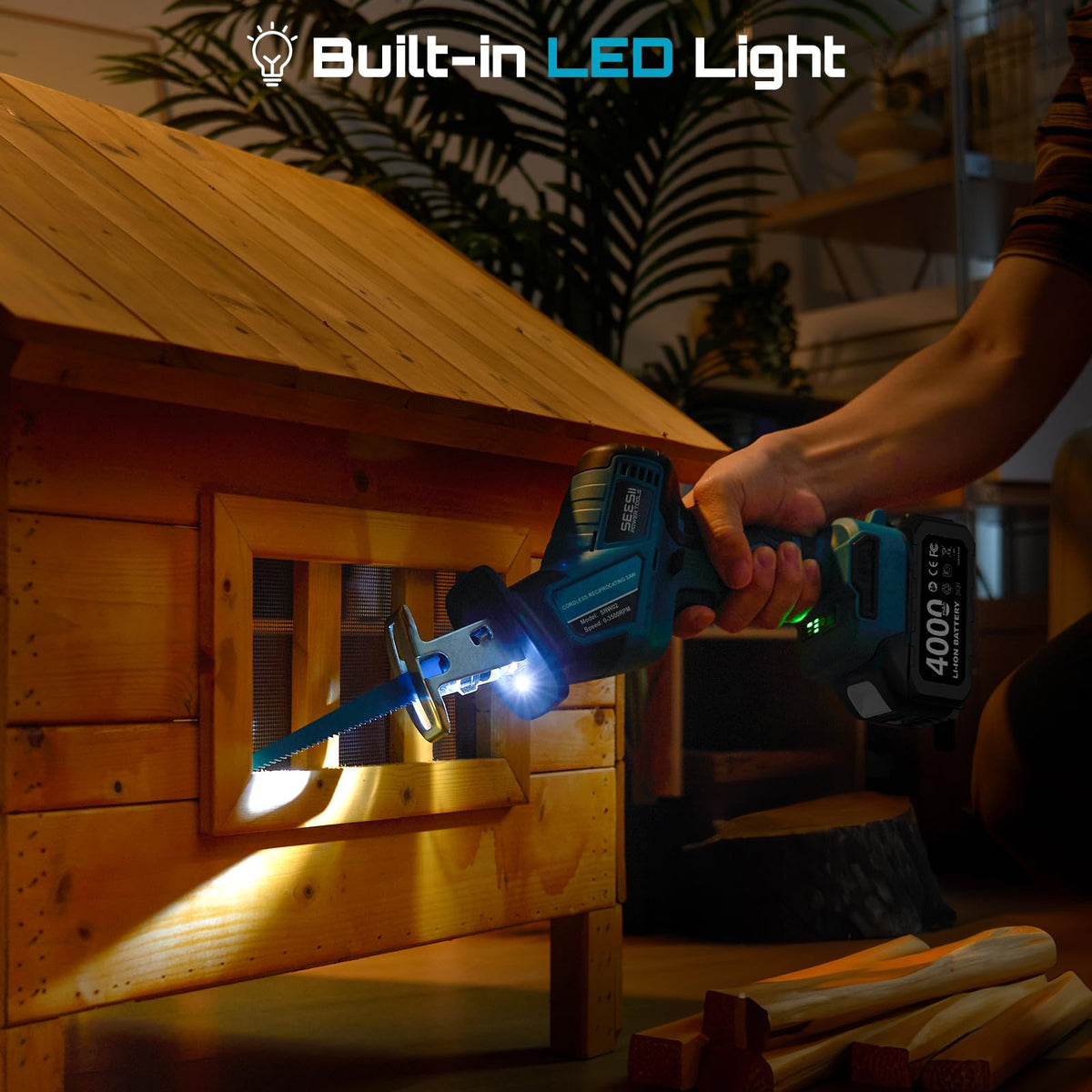 Seesii Brushless 200W Motor delivers steady power for tough tasks.