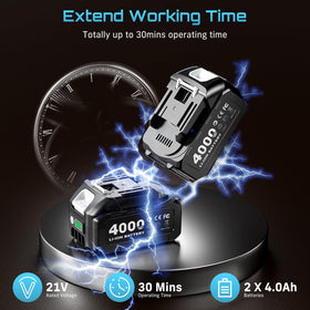 Seesii charger and battery simplify on-site swaps with minimal downtime.