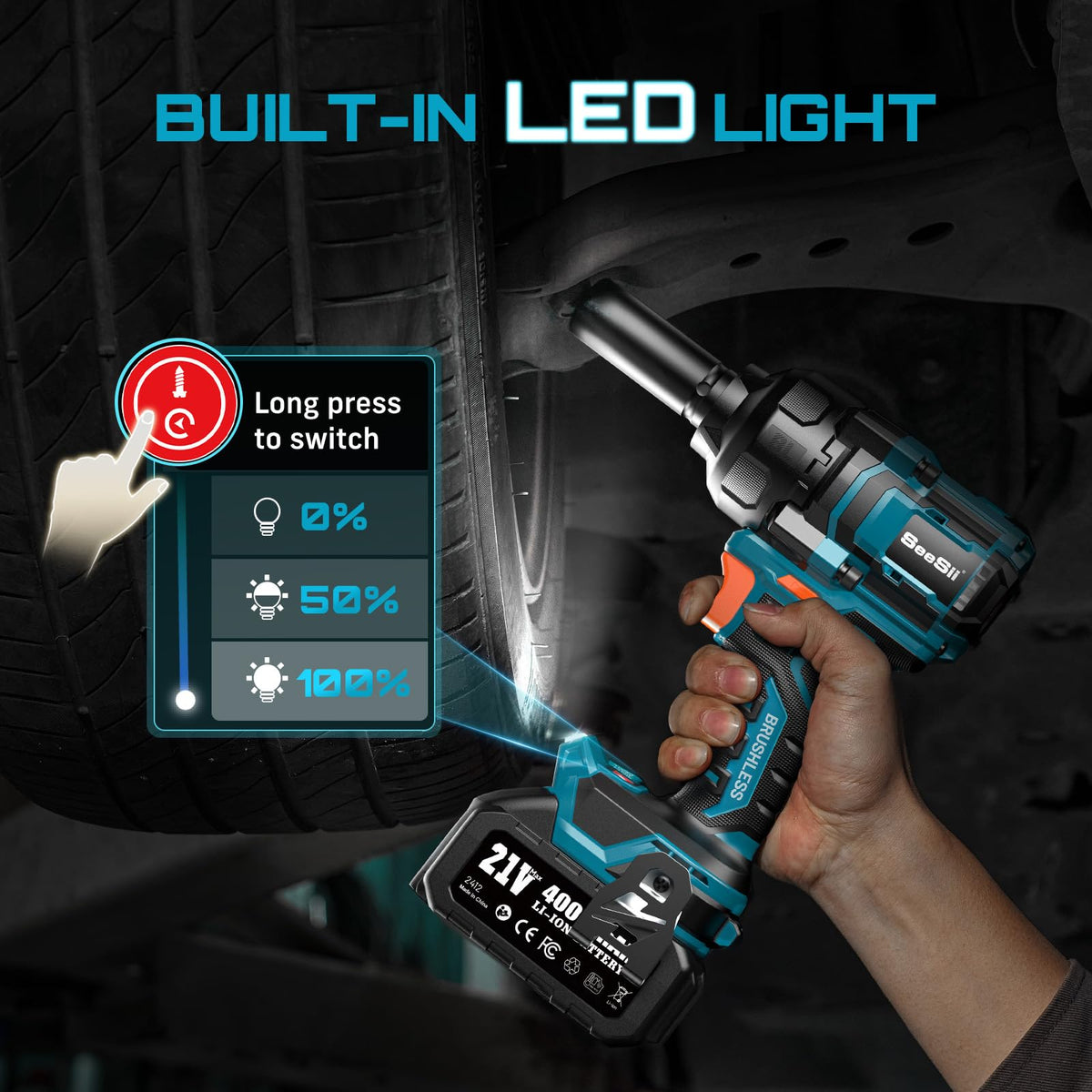 Seesii compact, balanced body reduces user fatigue.