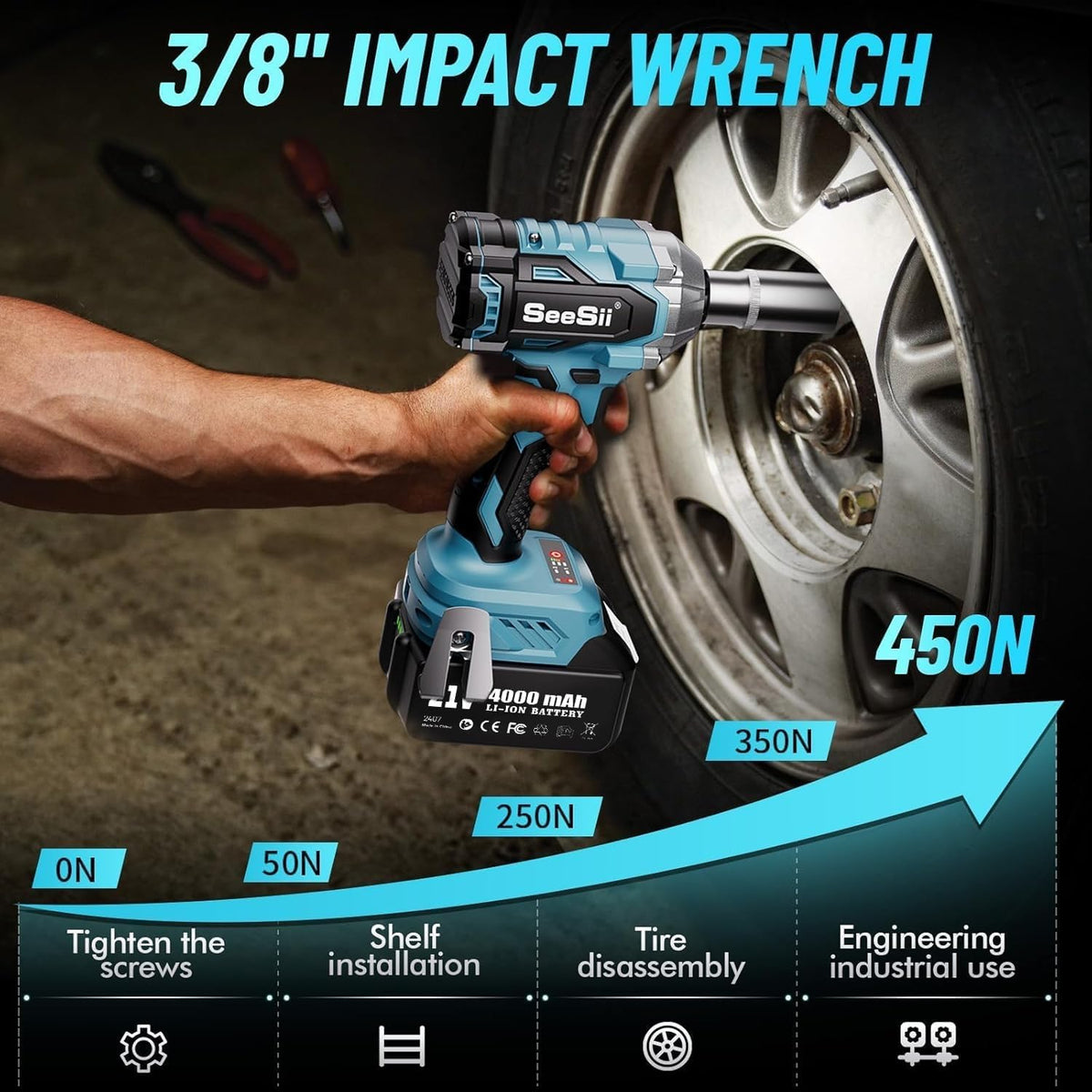 Seesii compact length fits into tight spaces.
