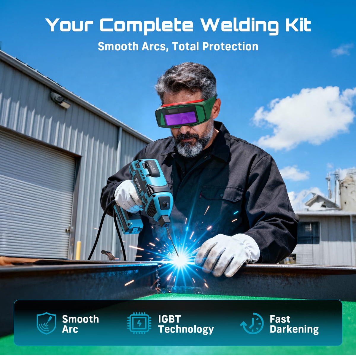 Seesii ground clamp secured for clean welds