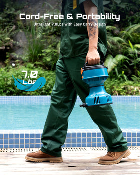 Seesii lightweight design at 7.8 pounds for easy carrying.