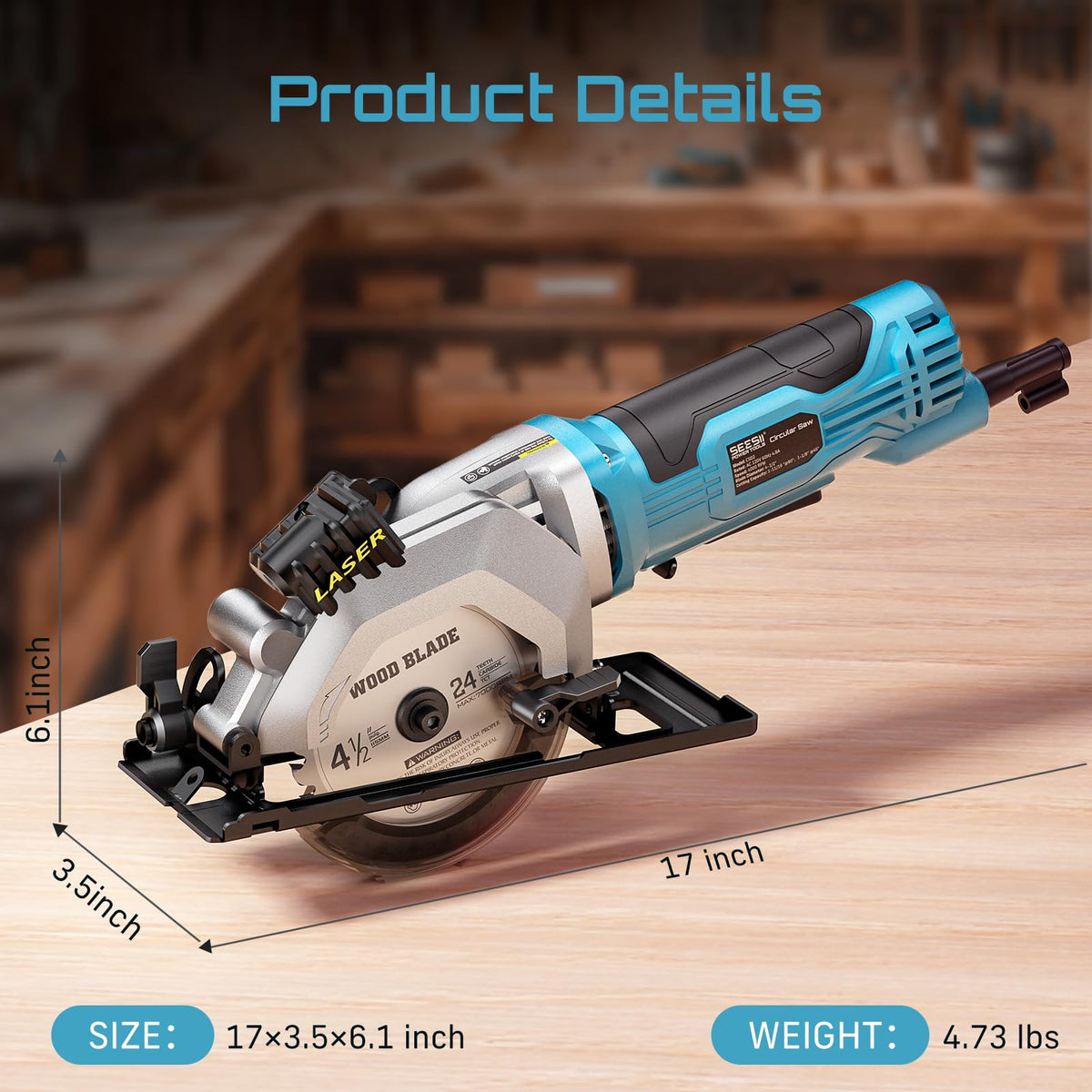 Compact and lightweight for one-handed or assisted use