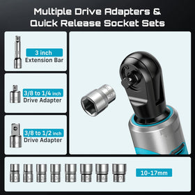 Seesii slim drive head fits 3/8-inch applications in confined areas