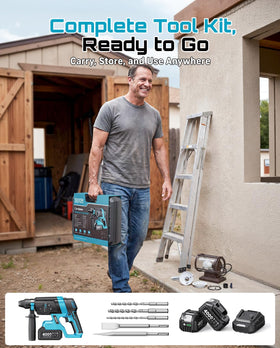 Seesii sturdy storage case keeps kit organized on site