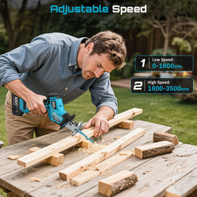 Seesii Tool-Free Blade Change enables quick blade swaps.