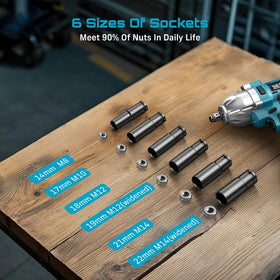 Durable tungsten anvil and alloy hammer ensure long-lasting impact.