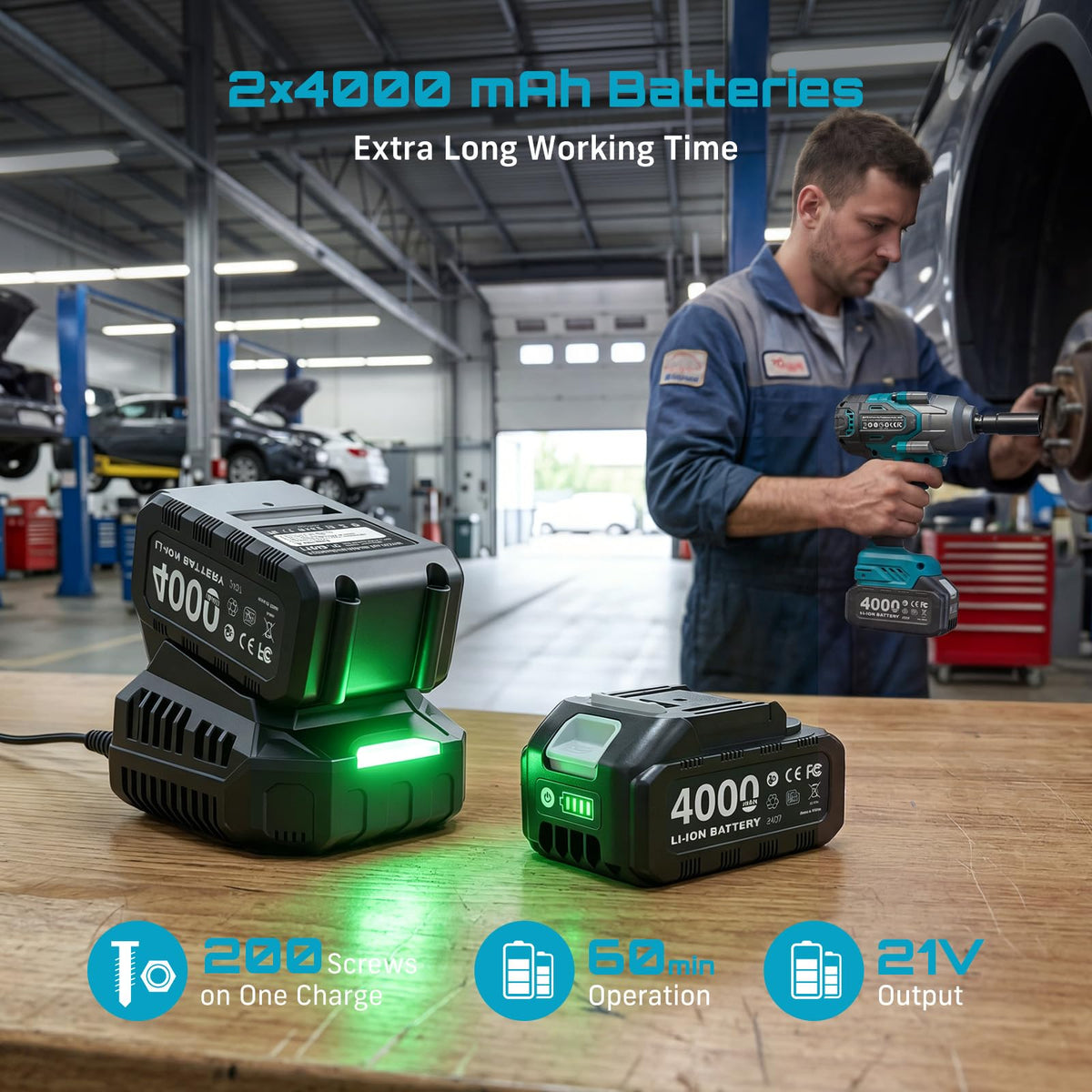 Seesii WH760 torque of 1000Nm provides strong turning power.