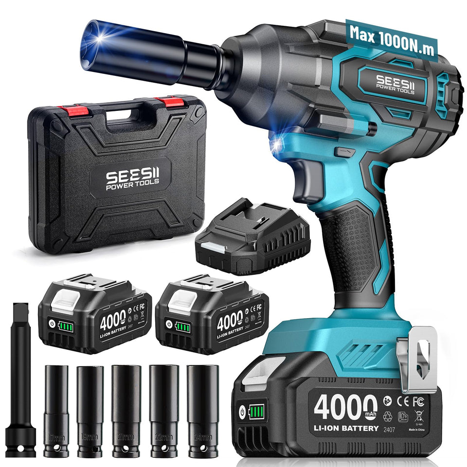 Seesii WH760 with two 4Ah batteries for longer cordless operation.