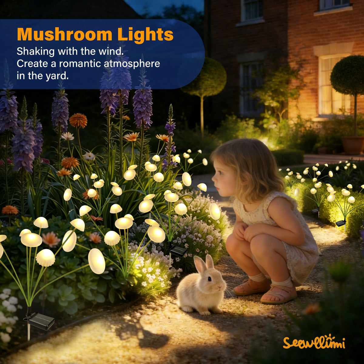 SEEWELUMI mushroom-cap-styles offer versatile decor options for any garden
