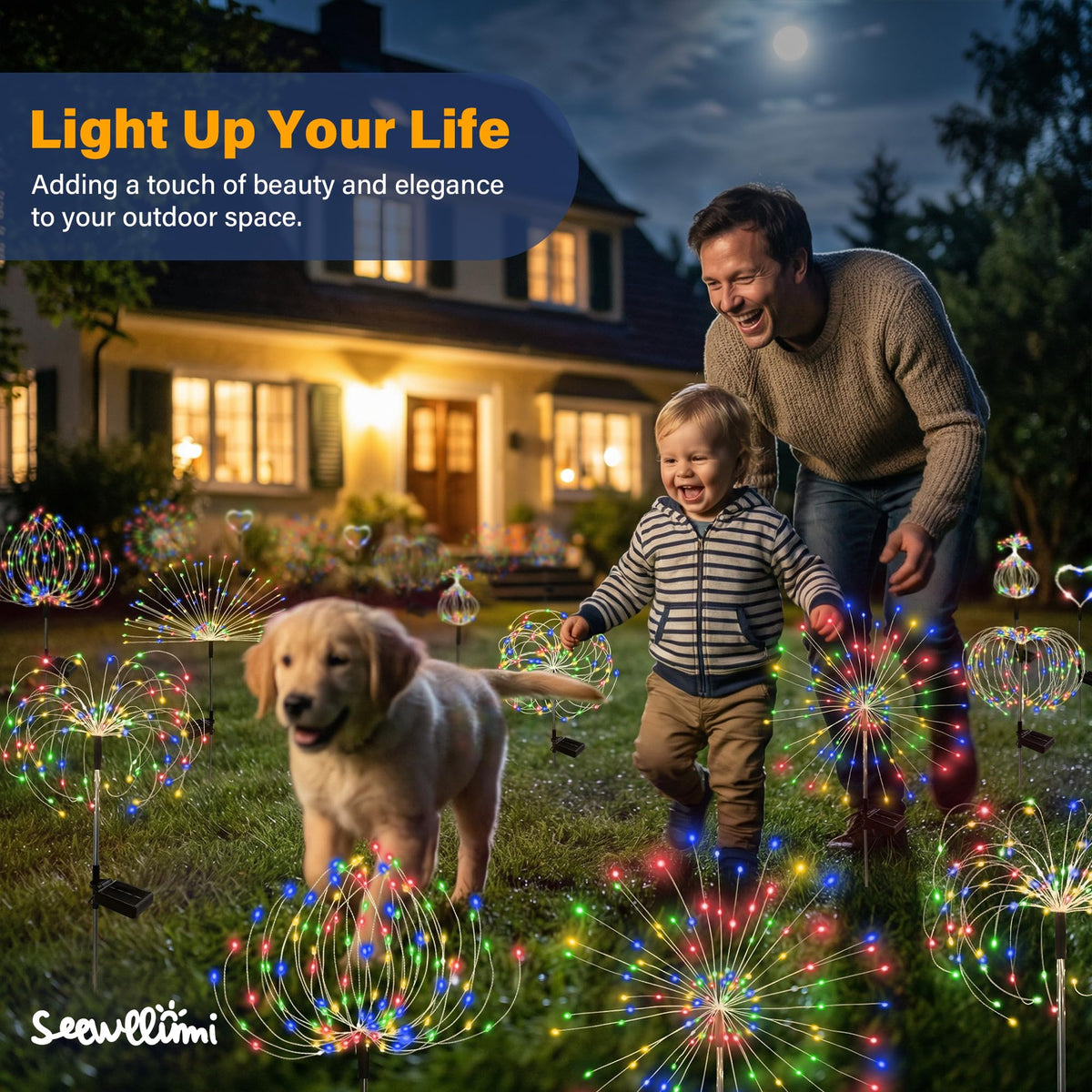 SEEWELUMI bendable copper-wire design lets you create custom garden shapes.