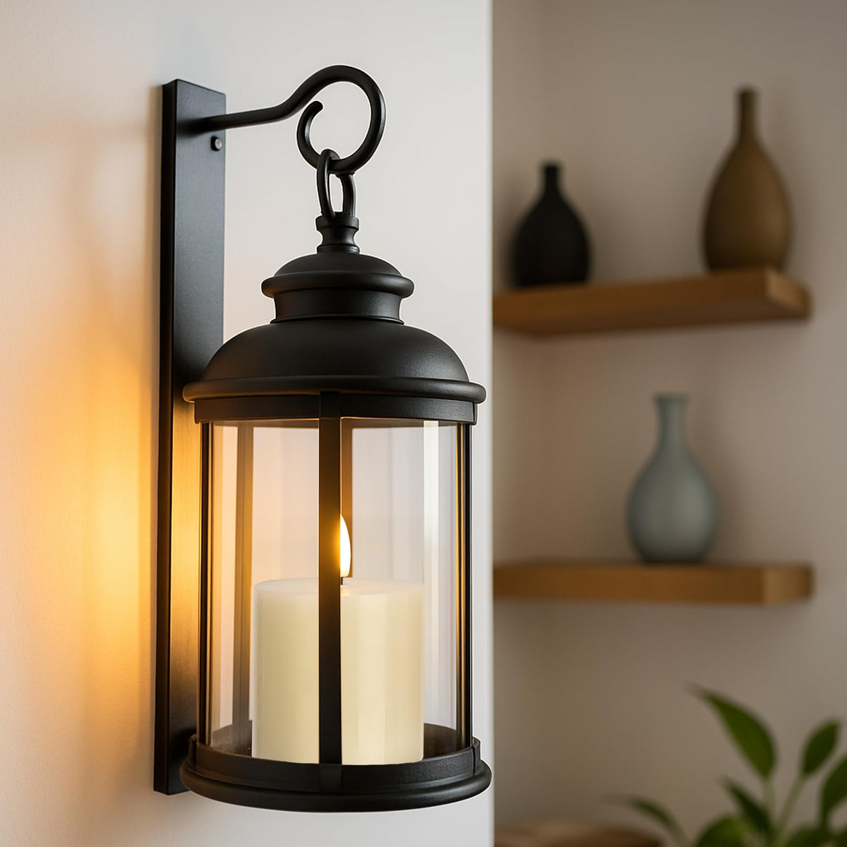 SEHNSY Ivory Flameless Candles fit small spaces, ideal on shelves or trays.
