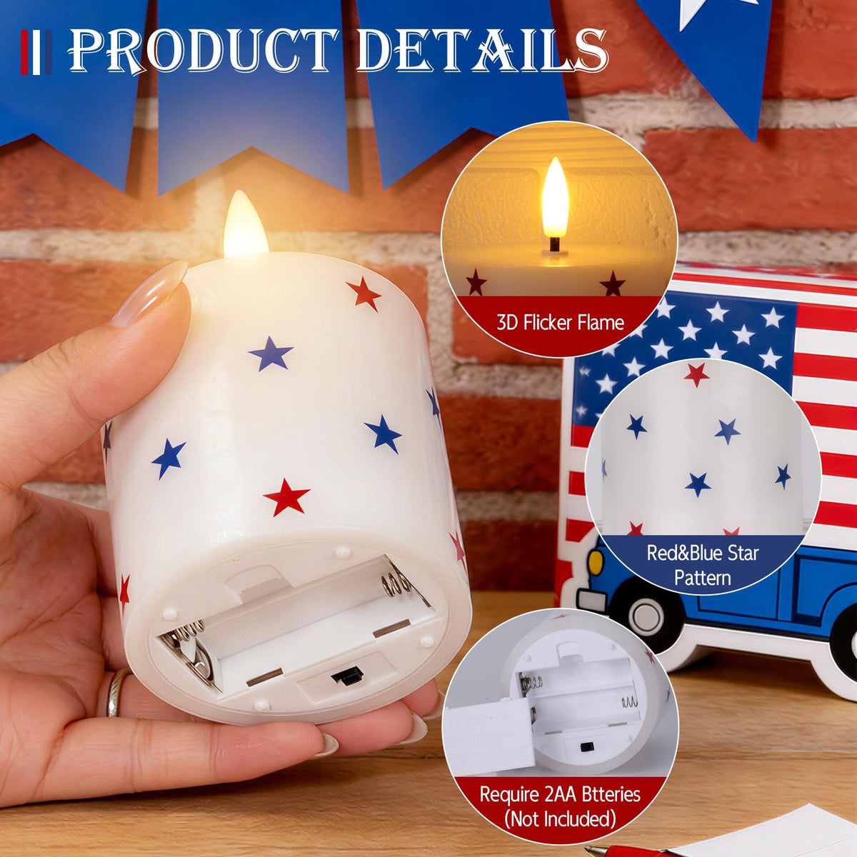 SEHNSY candles with remote and timer for easy nightly use.