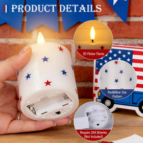 SEHNSY candles with remote and timer for easy nightly use.