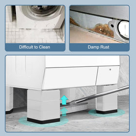 SEISSO floor-protecting pads guard flooring while lifting appliances for easier cleaning.
