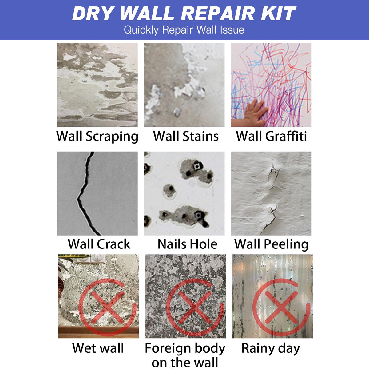 SEISSO sandpaper for smoothing repaired surfaces to a near-flush finish.