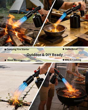 Seiyeje propane torch ideal for camping with quick, reliable ignition.