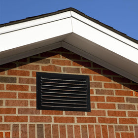 Sel Natural attic vent installed in attic demonstrates airflow