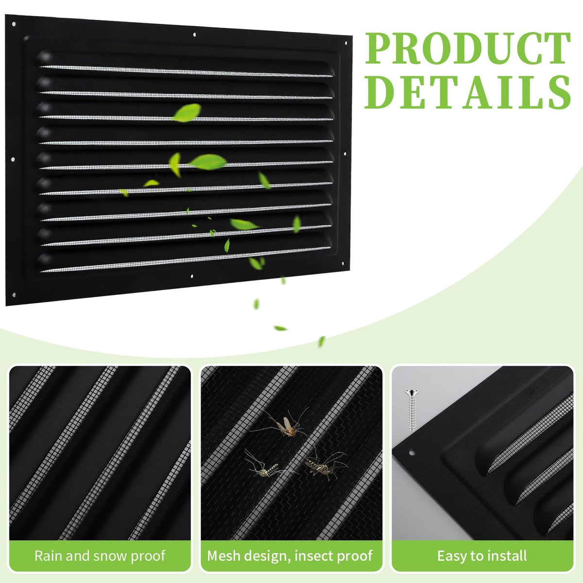 Sel Natural screws and expansion tubes pack for quick installation