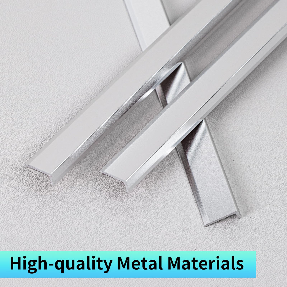 SELECT LIGHTING aluminum tile trim with strong adhesive for mess-free upgrades.