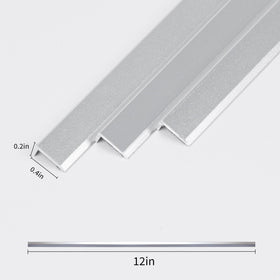 SELECT LIGHTING brushed nickel corner trim adds clean, modern finishes.