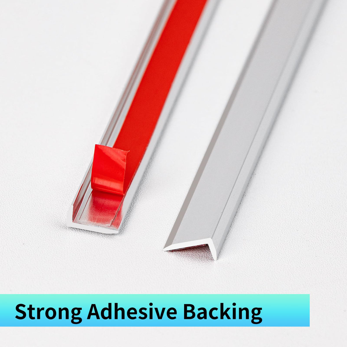 SELECT LIGHTING peel-and-stick tile trim simplifies installation without tools.