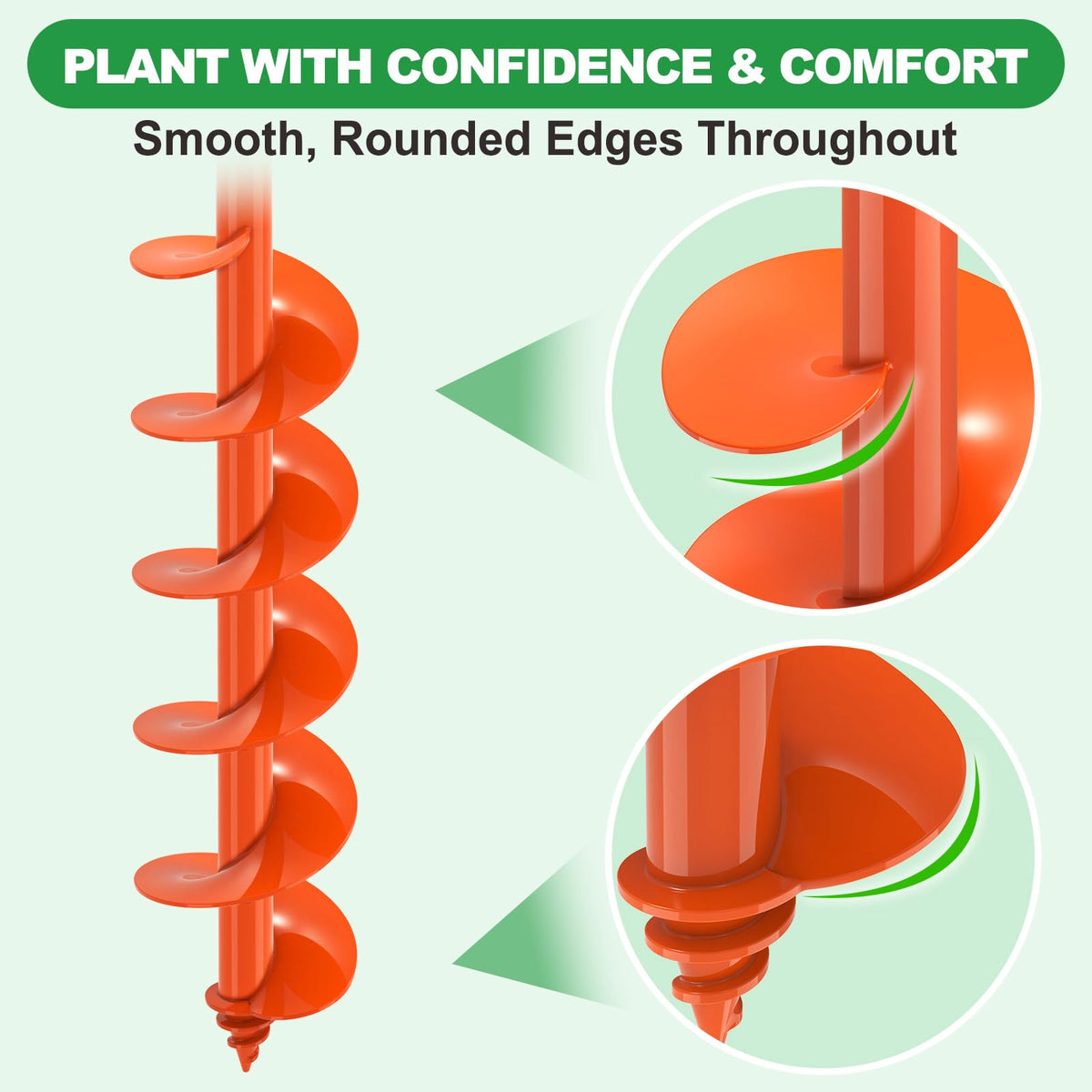 SELEWARE auger bit showcases garden multitool versatility for posts and plantings.