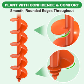 SELEWARE auger bit showcases garden multitool versatility for posts and plantings.