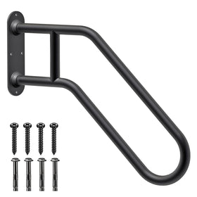 SELEWARE heavy-duty outdoor handrail on wall for secure 1-3 step support