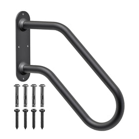 SELEWARE heavy-duty handrail on outdoor steps provides sturdy daily support.