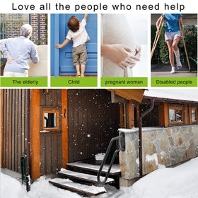 SELEWARE non-slip handrail surface, easy to clean after outdoor use