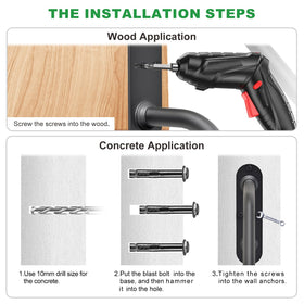 SELEWARE safety rail for 1-2 step stairs improves grip.