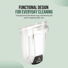 Selgo dirty tank top removal demonstrates easy access for cleaning
