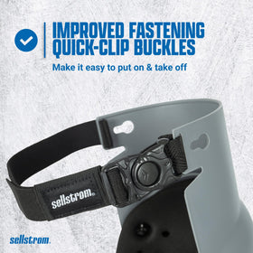 Sellstrom KneePro Ultra Flex III non-marking grip strip prevents slipping on floors.