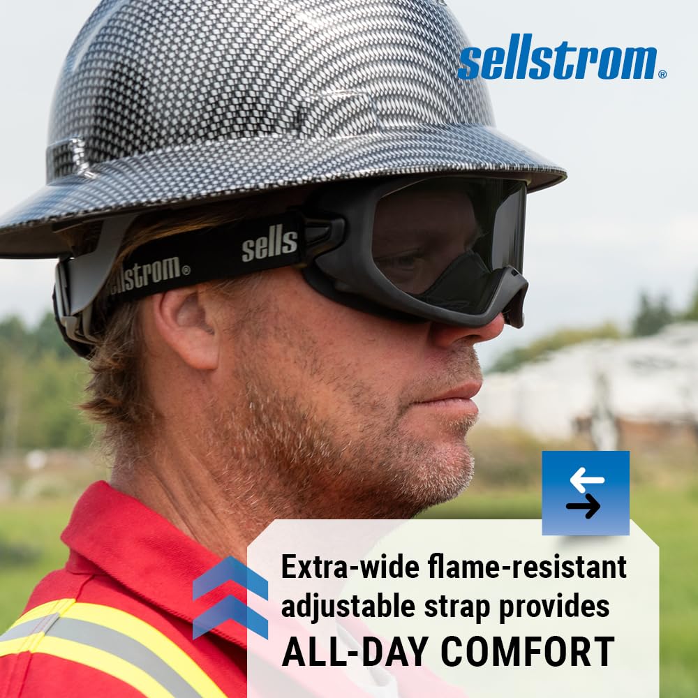 Sellstrom Odyssey II fire-resistant strap for secure universal fit
