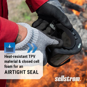 Sellstrom Odyssey II soft foam face pad provides comfortable seal