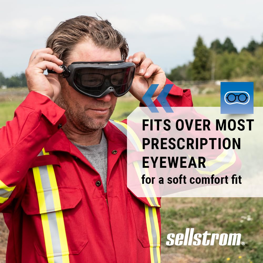 Sellstrom Odyssey II wraparound vision for unobstructed peripheral view