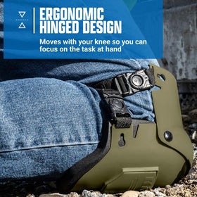 Sellstrom Ultra Flex III kneepad outer shell withstands sharp objects on rugged job sites.