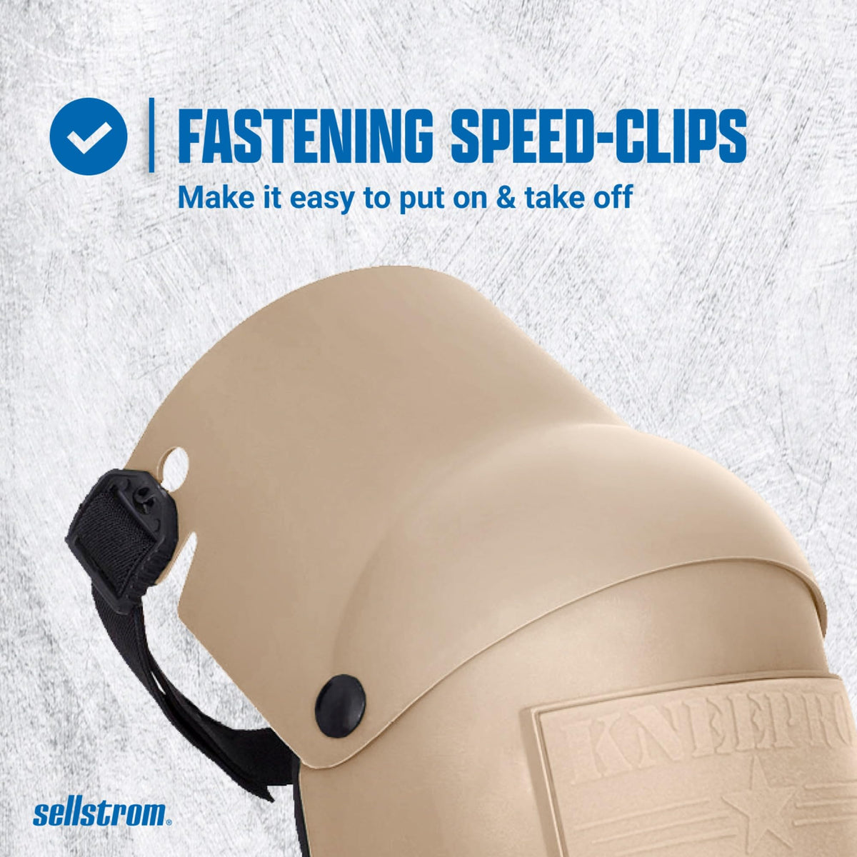 Sellstrom Ultra Flex III kneepad rivet hinges stay in place