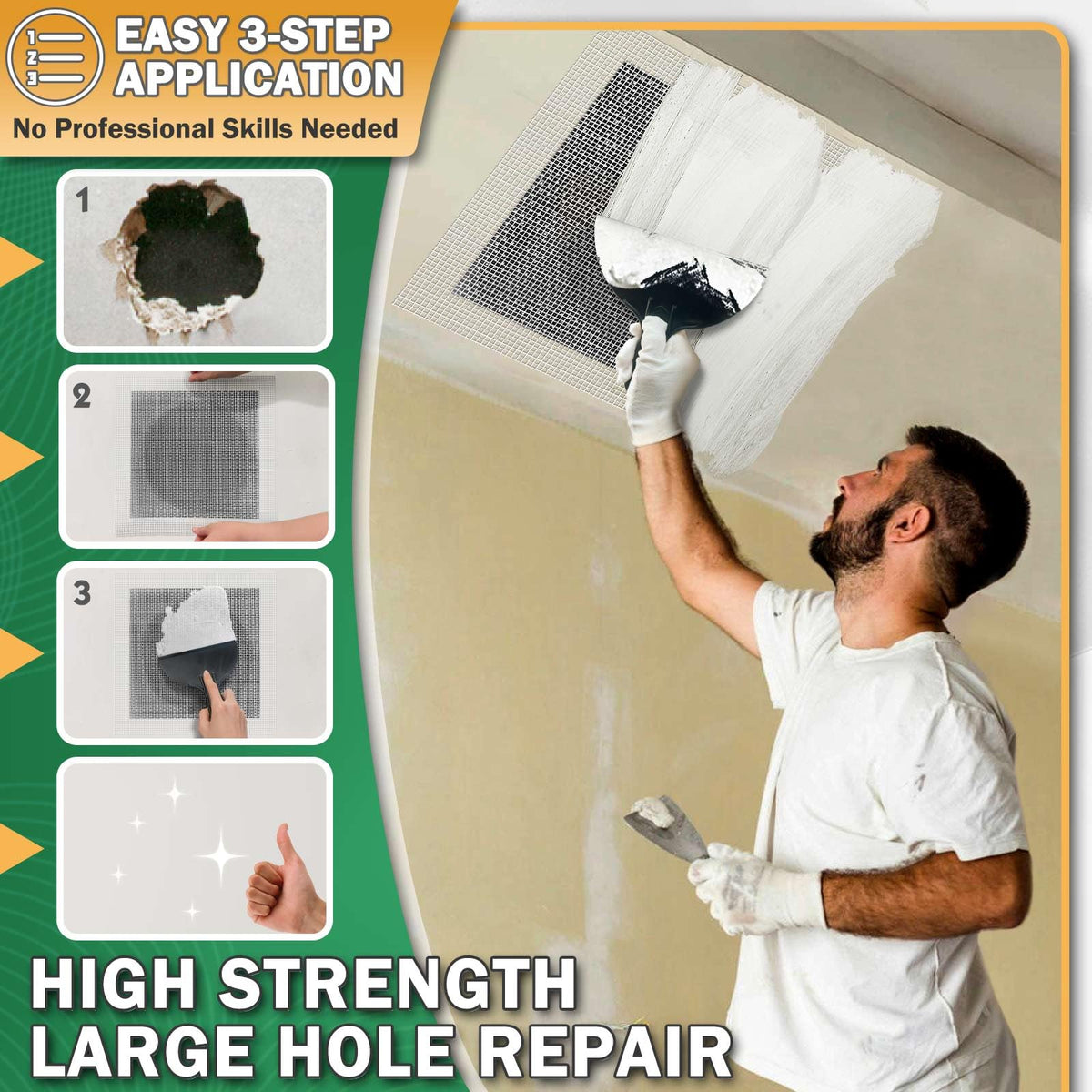 Seloom wall and ceiling repair kit ideal for DIY home projects.
