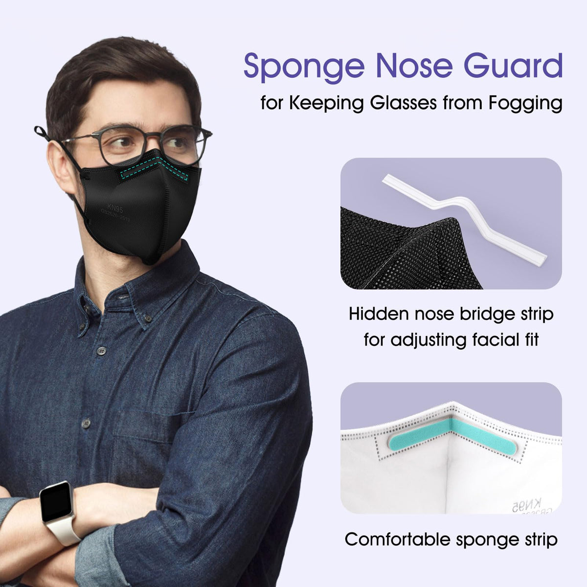 Semask KN95 masks individually packaged for convenient hygiene on the go
