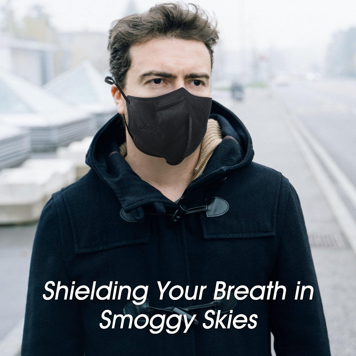 Semask KN95 individually wrapped masks for hygienic transport