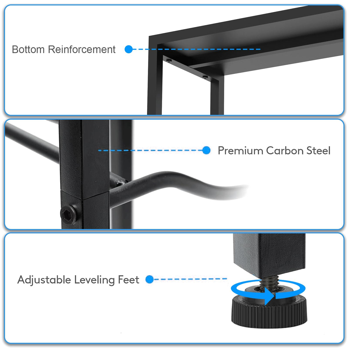 Semoprus tool-free assembly lets you set up quickly and easily.