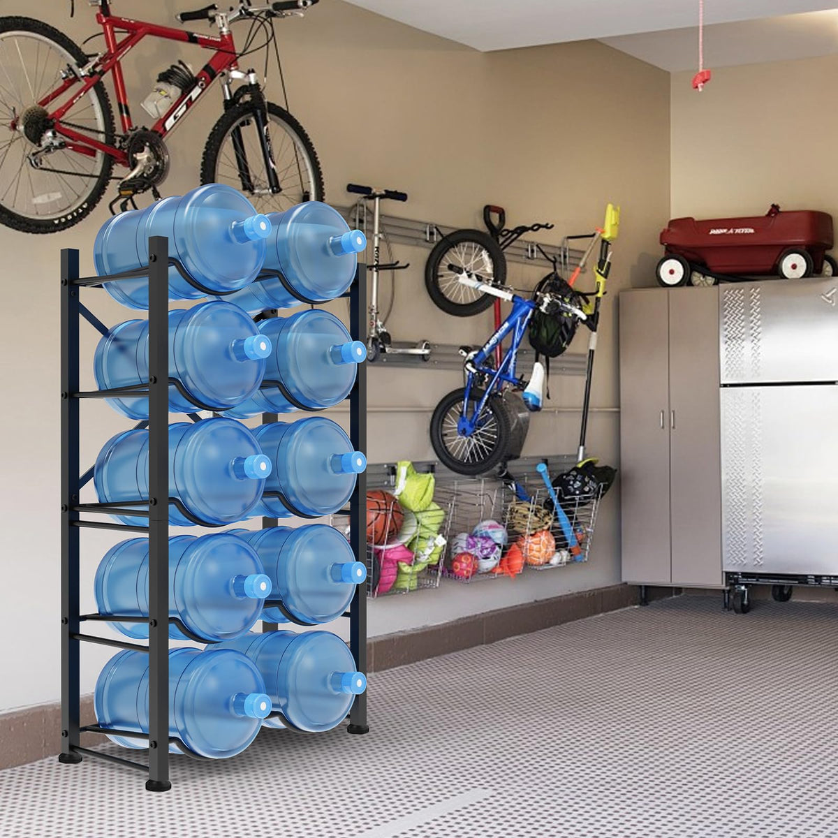 Semoprus rack in office and kitchen setups demonstrates compact organization.