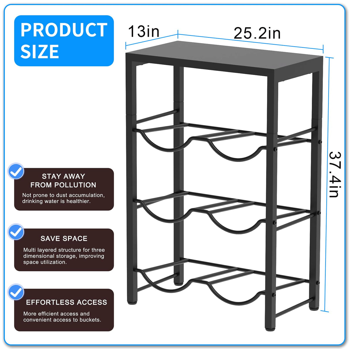 Semoprus restaurant-ready rack balances capacity and quick access for staff.